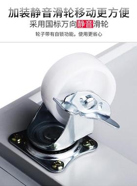 带锁柜子落地A动OOF带3复印机工作台放置移矮柜轮办公区柜打印机