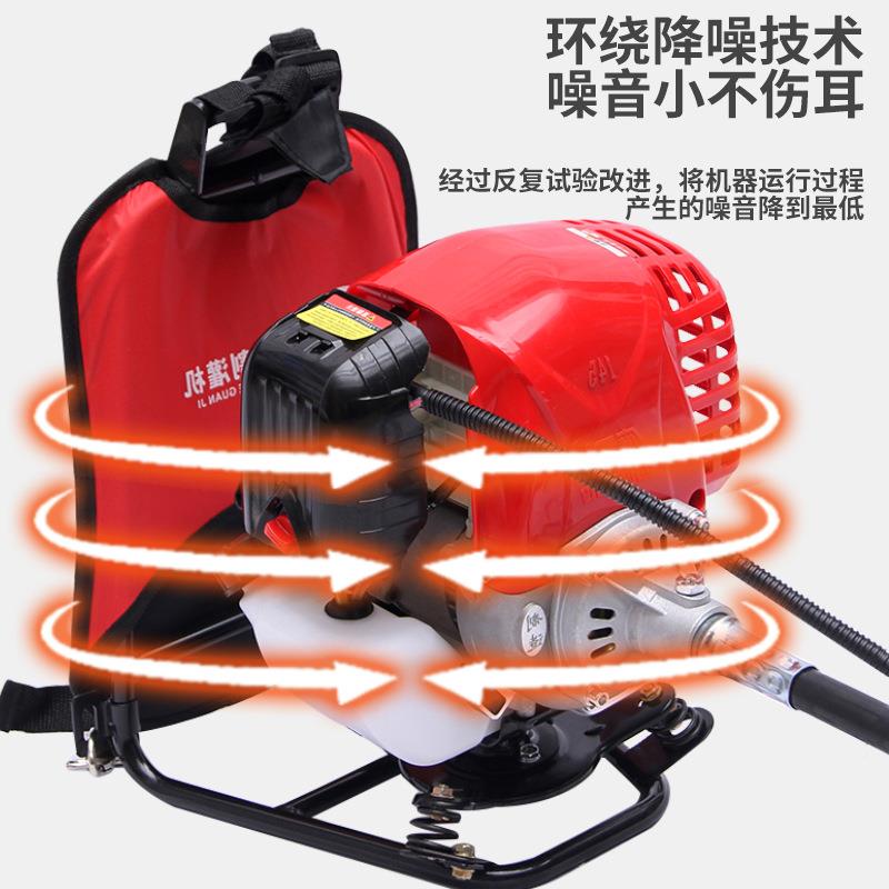 农用打割草背负式灌机大功荒率小区家利用小型DUR割草机开器