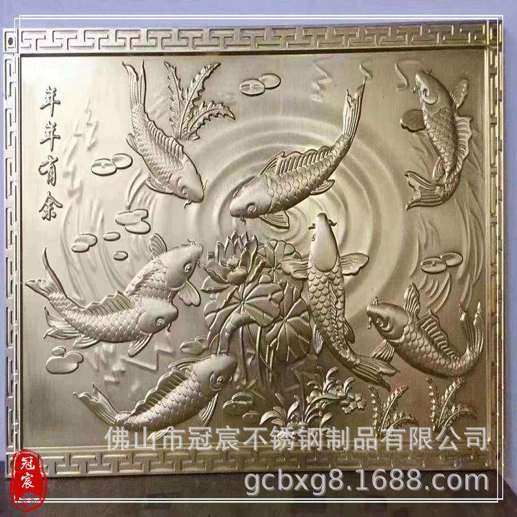 酒店售中心仿古棕铜拉丝屏风铝雕花格点焊HYO做旧空深色金楼属镂