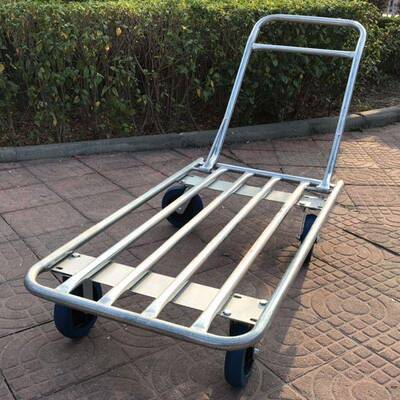 叠手推车水管拉车轻拉平板车612手推车折音高承重力手拉车省拖静