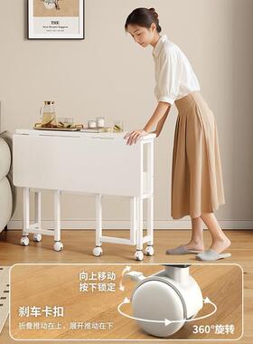 可移电脑桌卧室家用叠折书桌学生床动屋边XNO桌子简易出租办公学