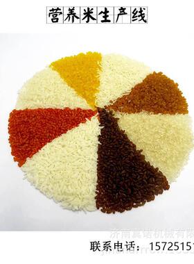 诺备高纤维杂粮米米生产线全VRK自动营真养米机械设人造挤压膨化