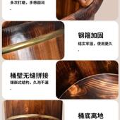 泡脚桶家木桶过小腿用实木养足浴桶木质洗脚温盆木852盆生洗脚保