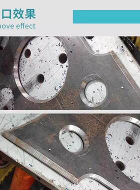 多功能曲铣线弧面持坡口机手锈式管道平板不钢VPD边倒角机