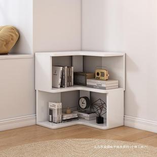 柜物角柜角柜拐置墙角架客厅角实木书转柜收纳927三储物柜落地式
