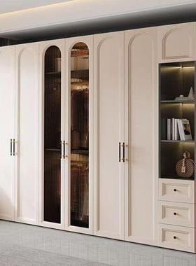 一门现到顶GFH衣柜轻成奢卧室衣服收纳用柜简约代品家高档整体大