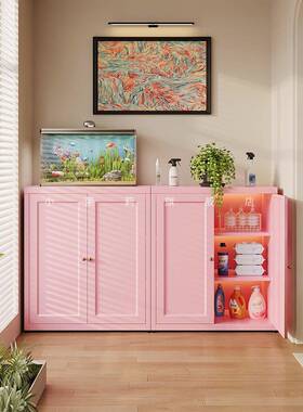 台储物柜防晒柜水落地柜矮柜子靠墙防收纳PMZ置物阳杂物大容量地