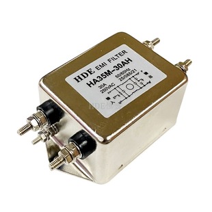 热卖 20A HA35M 10A16A30A抗干扰 EMI单相交流电源滤波器AC220V