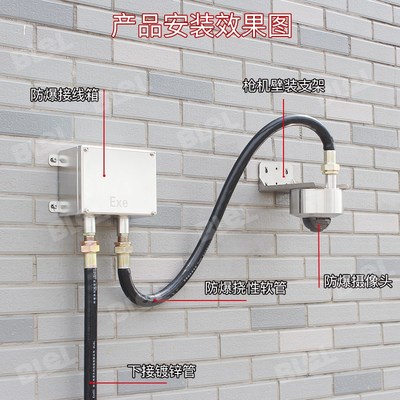 防爆半球摄像头机红外网络品牌机芯200万监控探头304不锈钢护罩