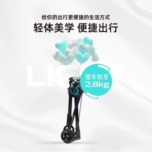 超轻便遛娃神器可折叠口袋伞车旅行车婴儿大童溜娃旅游便携手推车