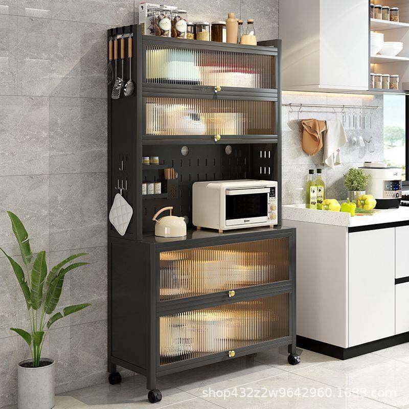 房多置物架带柜门地层多功能橱柜微11波炉烤箱电器置物储物落厨柜,厨房/烹饪用具,抹布架/厨房清洁收纳架,淘宝优惠券,粉丝福利购,淘宝优惠卷