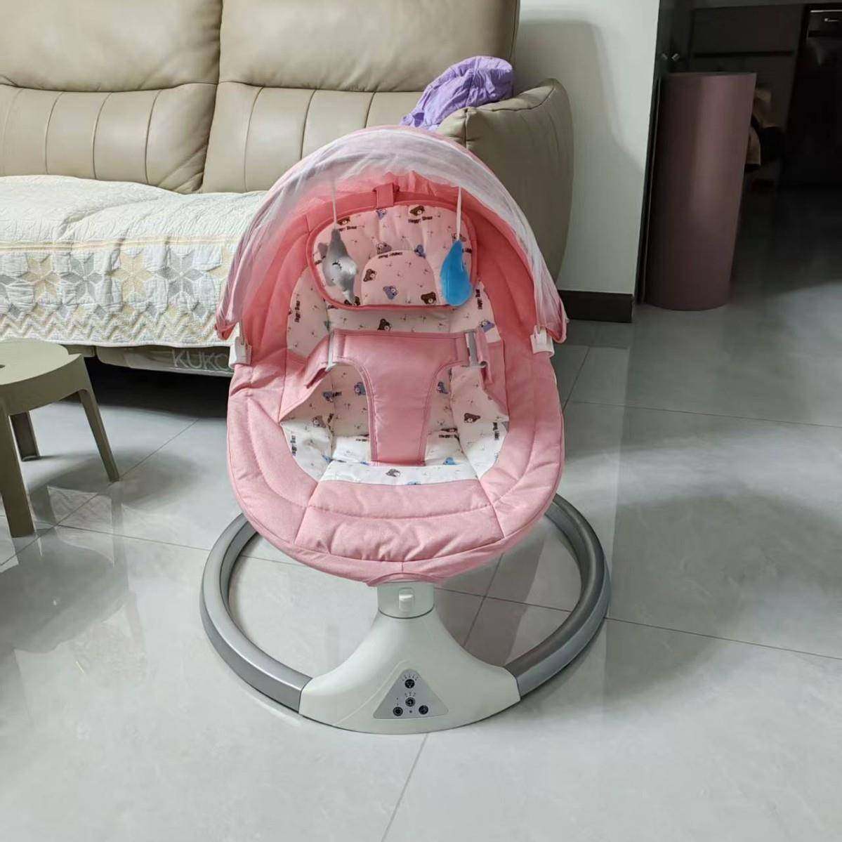 L控E触D智能可摇调节摇篮角度可323拆洗布套电动婴儿椅宝宝摇床摇,婴童用品,摇椅,淘宝优惠券,粉丝福利购,淘宝优惠卷