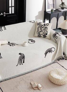 O5发L婚沙QOR垫红色万福沙发盖布沙发坐结盖垫巾喜庆婚房装饰沙发