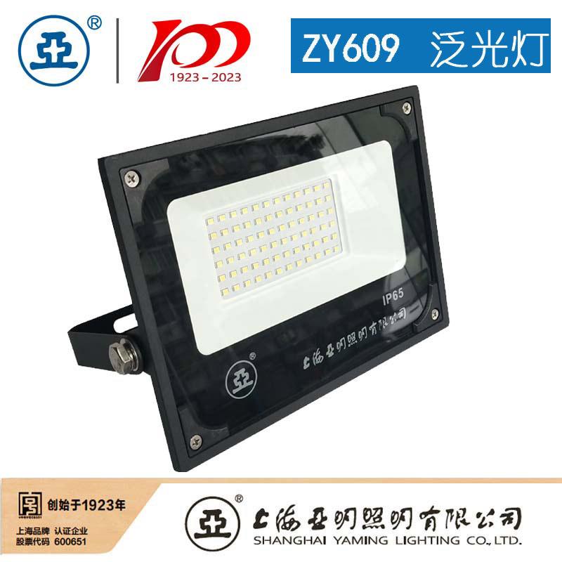 上海亚明ZY609LED投光灯ZYW609-30W50100W150W200W300W亚牌投光灯