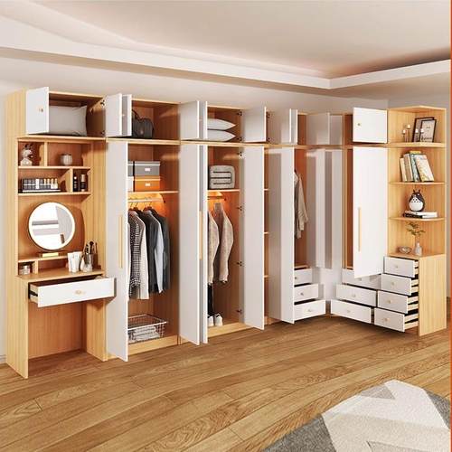 m单门衣柜窄柜挂衣架yF78M656S带抽小型单人储屉收纳儿童出租房物