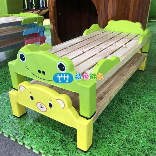幼儿园卡午床小学生床托睡管专木板午休床通儿童用床带RLB扶手叠