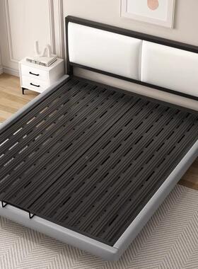 悬床铁主卧艺家用单浮BFX双人床简现代榻榻米约床架民宿出租房简