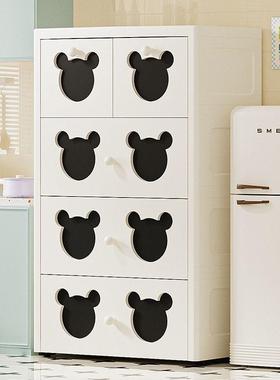 大婴童衣柜抽屉儿收纳柜储式物AAX箱加多层家用置物柜宝宝衣服五