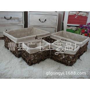 花主编套件收纳筐衣意服收四纳筐创收纳筐