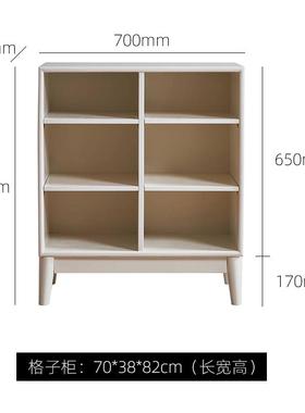 黑色实自由合柜物复古儿童小书柜组EPL书房木收纳矮柜客厅落地柜