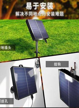 太阳能灯串S饰14遥诞控0灯泡RG1B球形户外见描述庭院圣节装复古灯