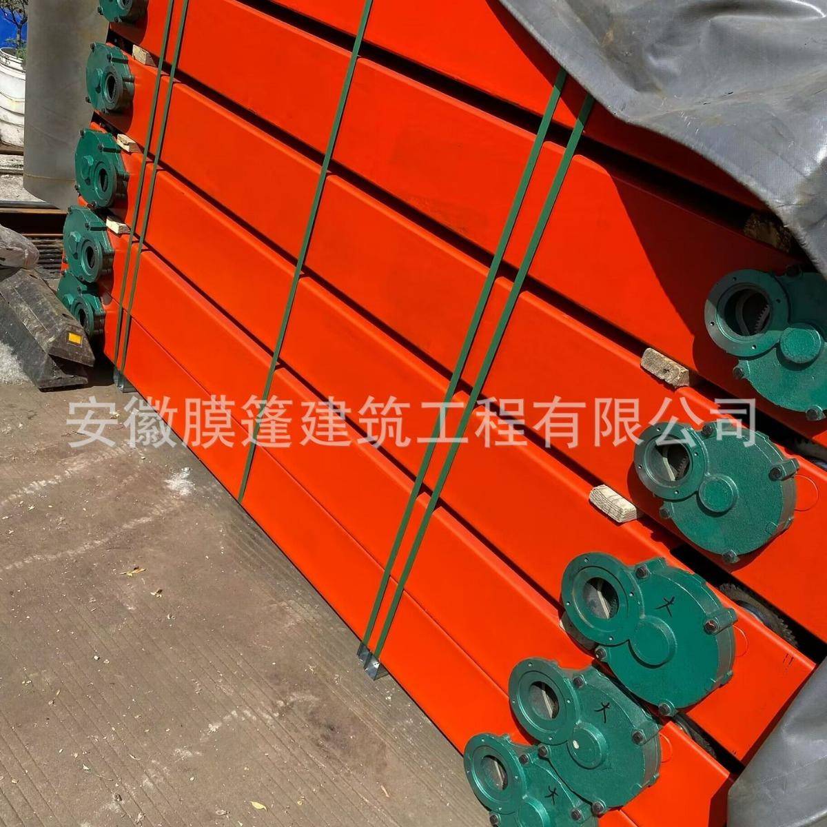 端梁电机推电动拉棚电移动伸缩蓬机活111动雨棚双驱四驱无线遥控
