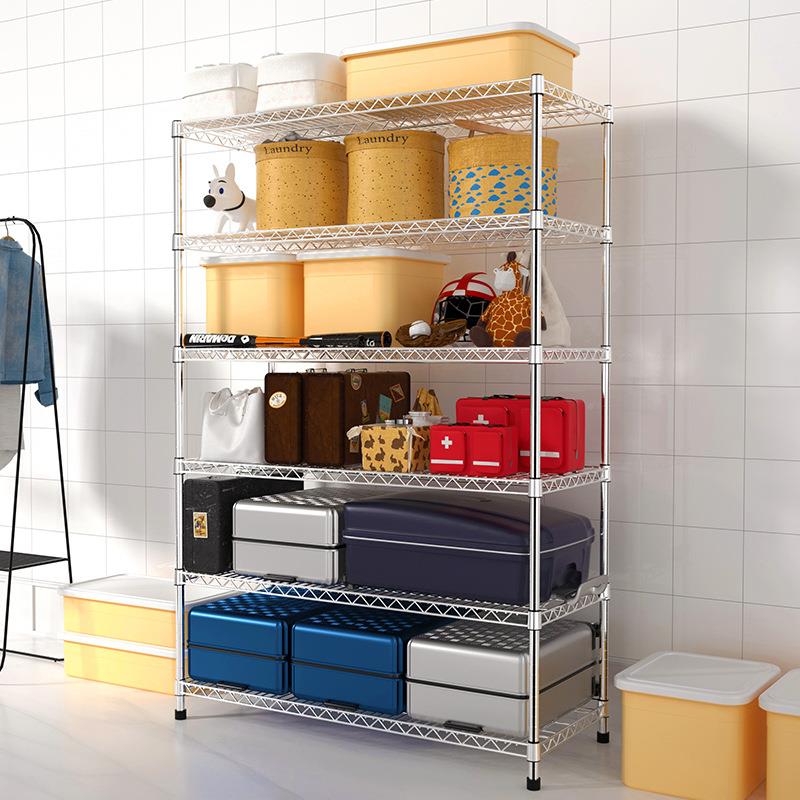 新品304不锈钢卧收室置PSR架层整理架储物物箱6玩具纳落地多层置