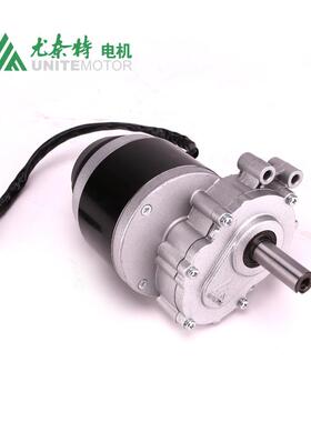 尤奈特轮椅车电动机带电池刹车有刷永磁直流电机MY1016Z-250W24V