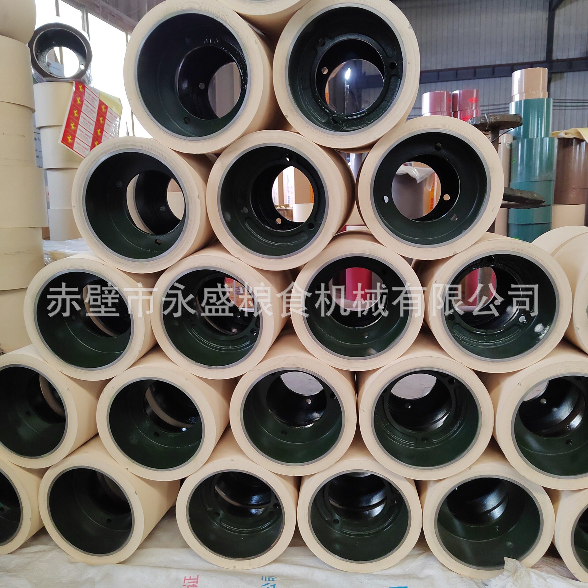 6寸砻谷胶辊丁苯丁腈 加厚耐磨 砻谷机剥壳机碾米机胶辊