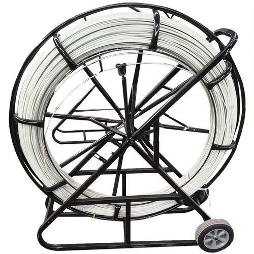 电工穿线工具玻璃钢管道穿线器引线器通信穿管器11#150米带架子