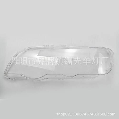 适用于宝马X5E53大灯罩00/01/02/03款前大灯大灯罩透明PC灯壳