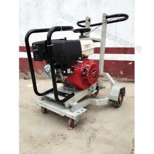 26.沥青路面开槽机手推式 万向轮切割机小型路面修补裂缝开槽设