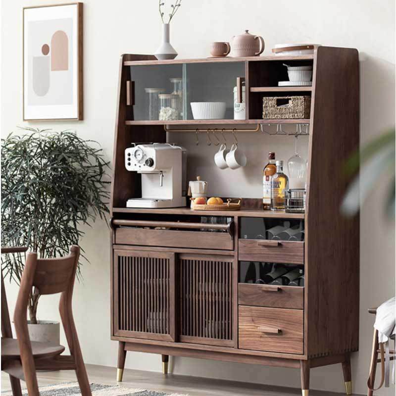北欧北美黑胡桃原木餐厅储物收纳柜樱桃木轻奢简约餐厅置物柜,机械设备,其他机械设备,淘宝优惠券,粉丝福利购,淘宝优惠卷