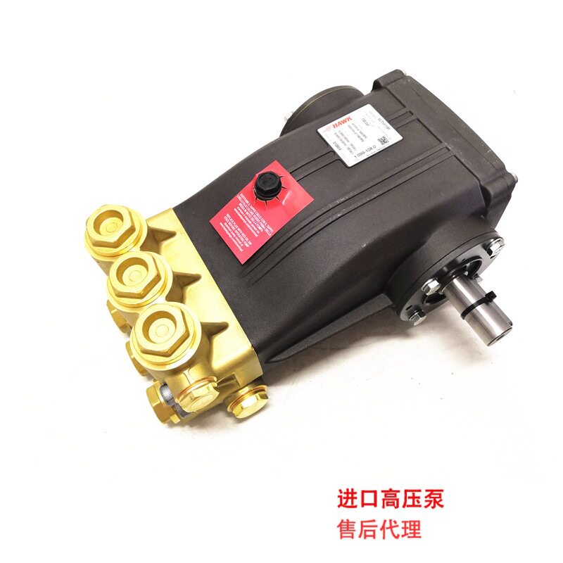 霍克高压疏通机泵头22kw24kw大流量外轴泵疏通下水管道300mm直径