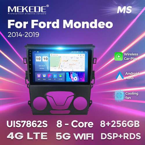 适用于13-19款福特蒙迪欧Mondeo安卓车载中控导航仪无线carplay
