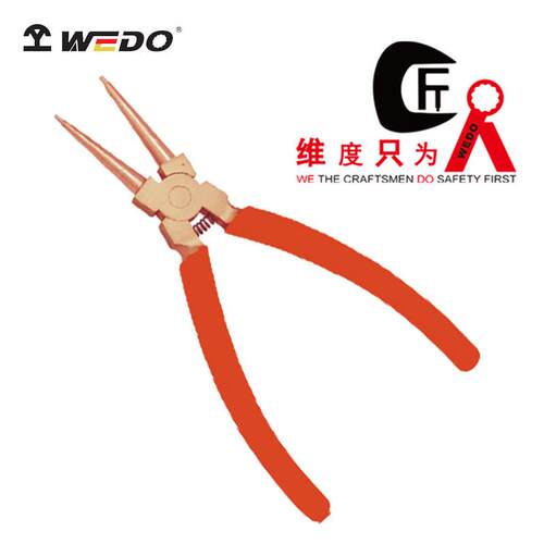 WEDO维度工具防爆内挡圈钳无火花无磁铍青铜钳子夹钳子圈钳BE256