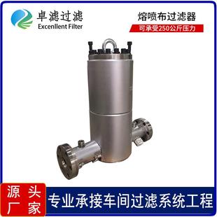 熔喷布过滤器PP布料杂质颗粒拦截器可提高过滤面积效率