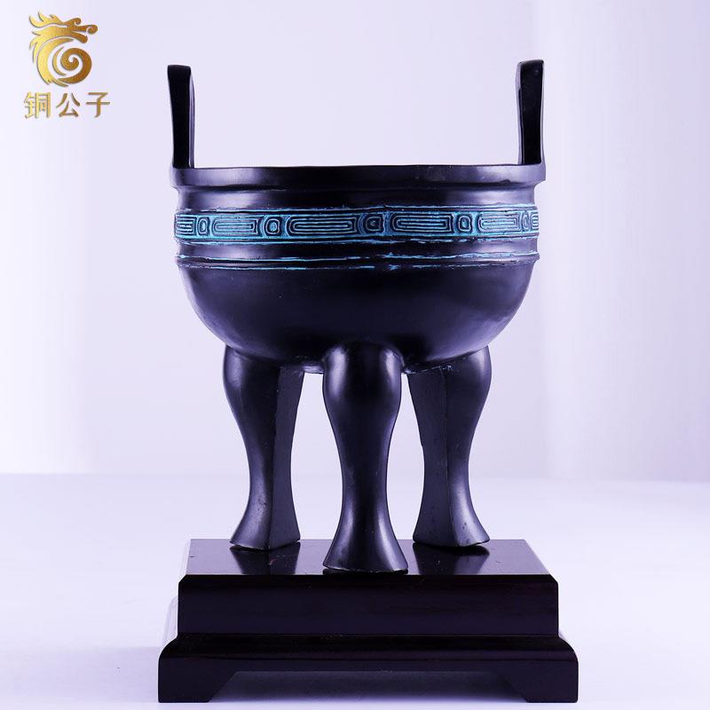 毛公鼎西周青铜器三足圆鼎客厅大堂摆件收藏开业乔迁送礼直销
