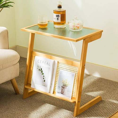 家用学习桌床边桌楠竹简约床上电脑卧室懒人桌可移动办公简易书桌