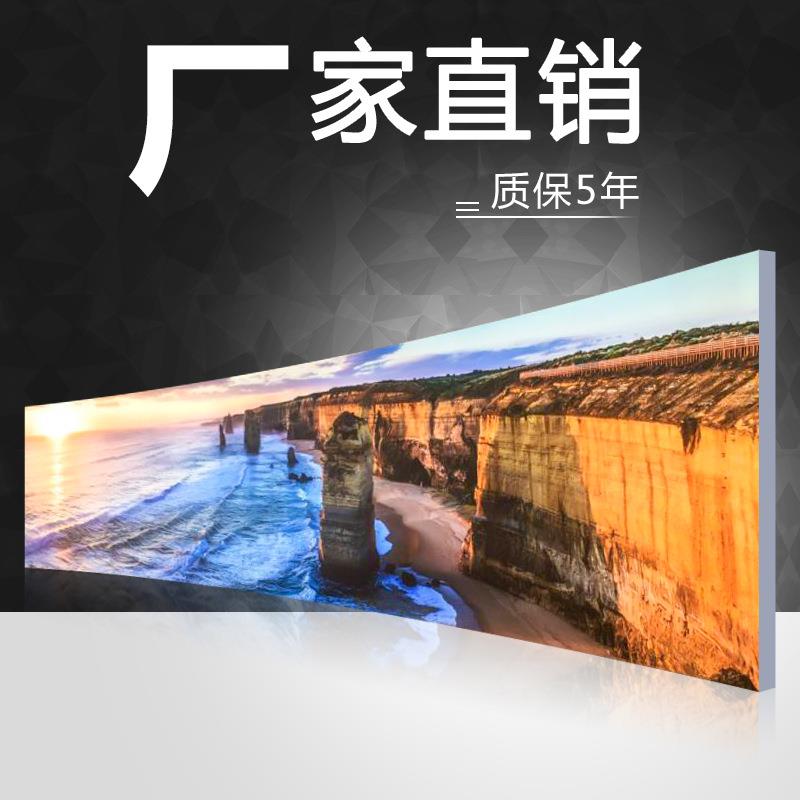新款开启式弧形窄边铝合金led弧形灯箱高亮卡布灯箱橱窗灯箱