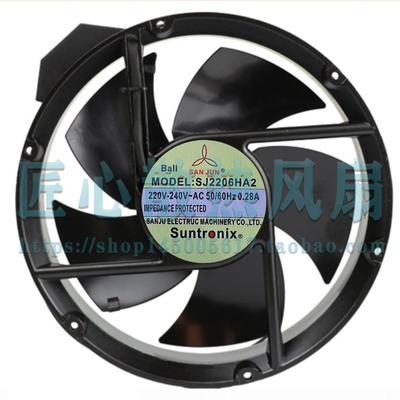 三巨SJ2206HA2SJ20060HA2200*200*60MM金属耐高温散热风扇