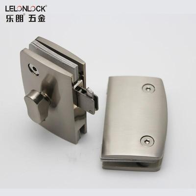 RGL-1067 双开玻璃门锁具 乐朗方形全铜红绿指示玻璃门锁