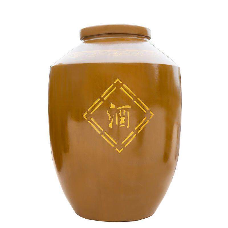 窖藏密封厚酒坛子土陶加酒盖坛老式存酒2酒缸x/ikqrK/陶瓷酒罐带5