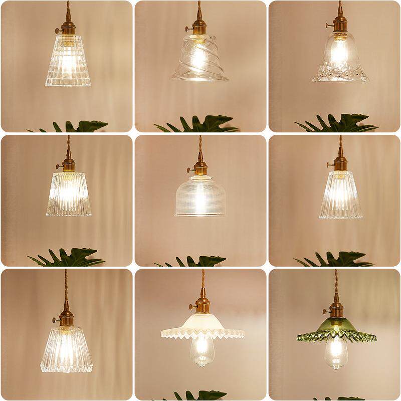 北欧led餐厅吊灯三头轻奢后现代简约全铜吧台灯创意个性饭厅灯具