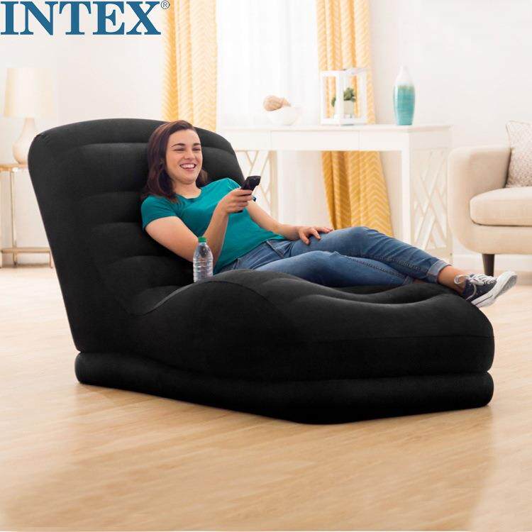 INTEX68595休闲靠背沙发创意单人午休充气椅可折叠沙发