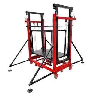 电动脚手架升降平台折叠升降机家用装修工地施工便携移动升降平台