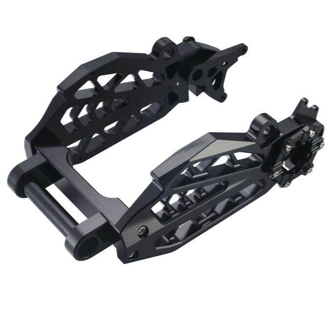 小牛莲花排骨平叉12寸CNC电摩N1S/NGT/B09改装铝合金实心加厚铝平