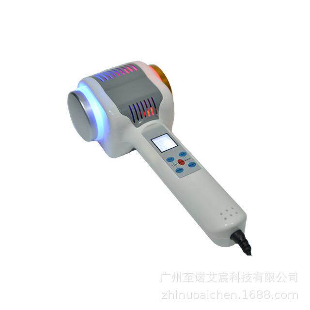 红蓝光冰感锤收缩毛孔热导入仪器液晶疗仪家用美肤仪便携式