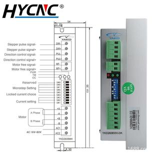 雕刻机驱动器研控YAKO驱动器YKD2608MH两相步进驱动器