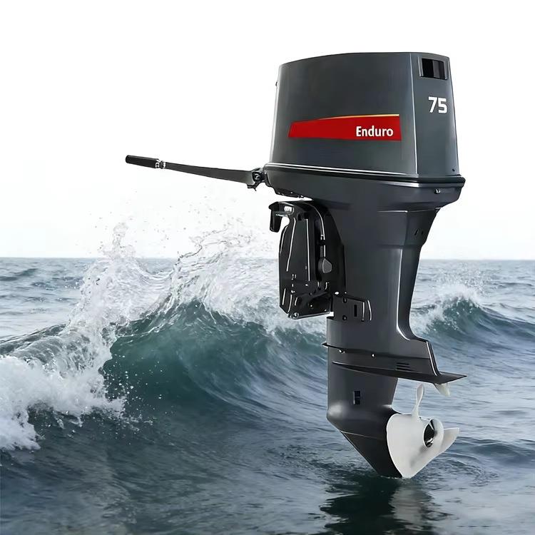 YMH75HP2冲程船外机E75HMHDL淡水/咸水两用船用发动机，适用于